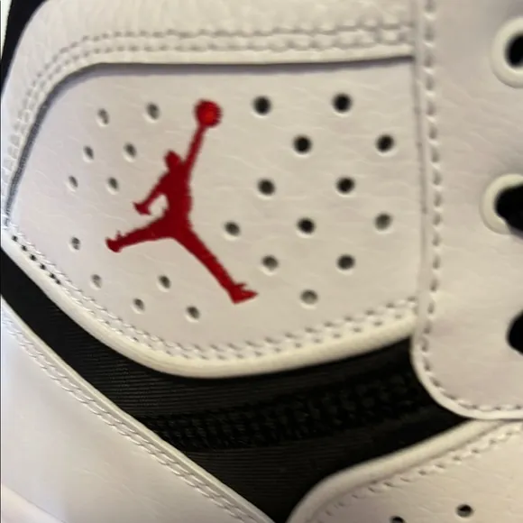Nike Jordan Access White and Black Sneakers Size 9.5