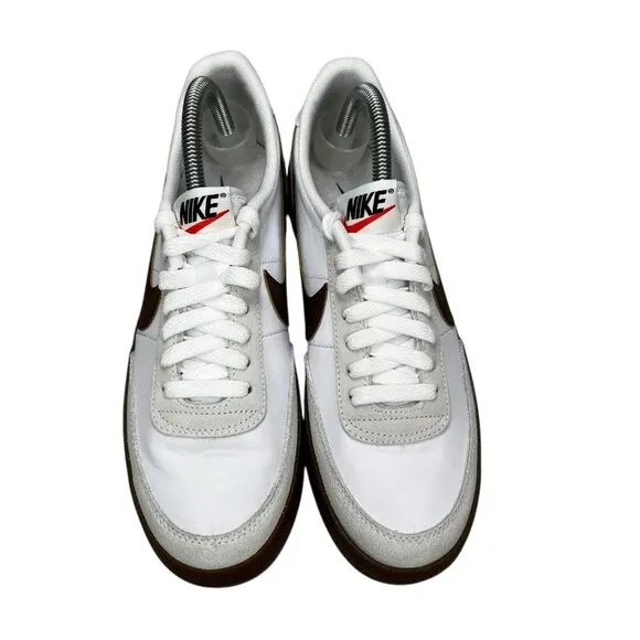 Nike Killshot 2 Leather White Cacao Wow Gum Brown Shoes 432997-130 Men's 7.5-14