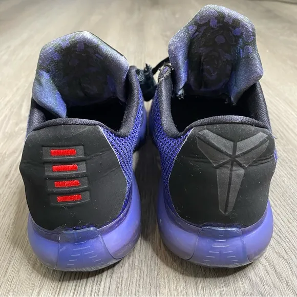 Nike Kobe 10 blackout 2014 Size‎ 4.5Y Purple Black Basketball Shoes 726067-005