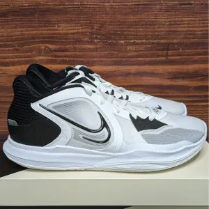 Nike Kyrie Low 5 Men's 11.5 White Black Wolf Grey Basketball shoes DJ6012-102
