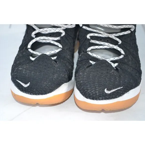 Nike LeBron 18 CQ9283-007 Men's US 12 Basketball Shoes Black Gum Fashion Sneaker