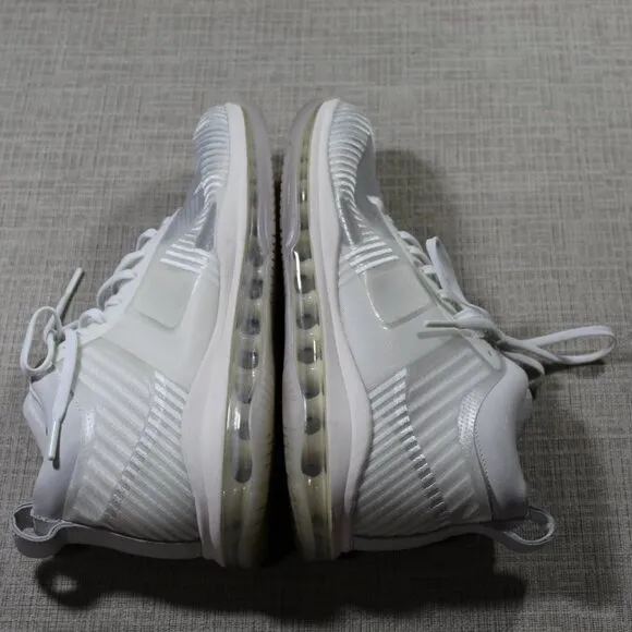 Nike Lebron James X John Elliot Icon QS &quot;Sail&quot; White Athletic Shoes