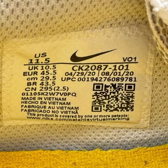 Nike Mamba Fury Basketball Shoes CK2087-101 Men's Sz 11.5