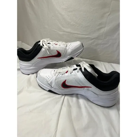 Nike Men's Defy All Day White Black University Red Shoes DJ1196-101 Size 13 new