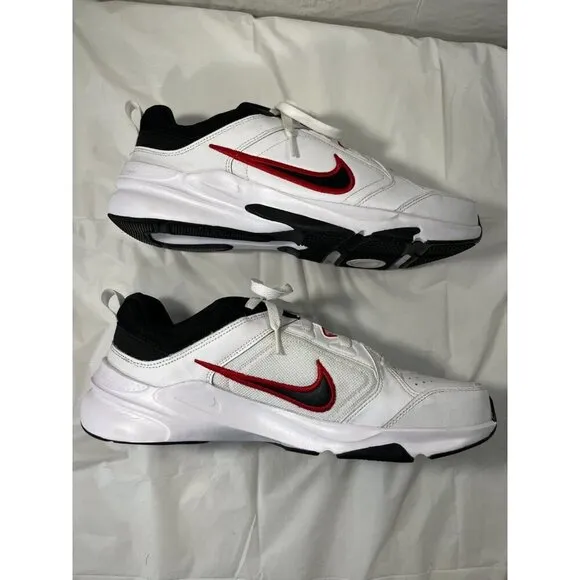 Nike Men's Defy All Day White Black University Red Shoes DJ1196-101 Size 13 new