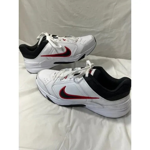Nike Men's Defy All Day White Black University Red Shoes DJ1196-101 Size 13 new