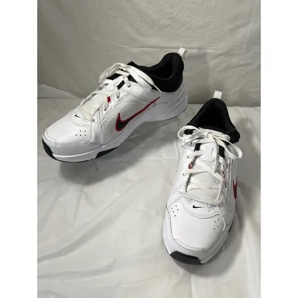 Nike Men's Defy All Day White Black University Red Shoes DJ1196-101 Size 13 new