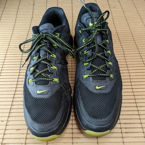 Nike Mens  Rare Lunartr1  577450-007 Black Mesh Trail Running Shoes Sneakers Siz
