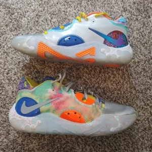 Nike Paul George 6 What The Colorful Sneakers, Size 9