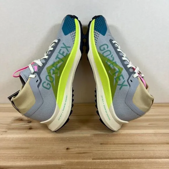 Nike Pegasus Trail 4 Gore-Tex GTX Waterproof Trail Running shoes Womens 7.5 Blue