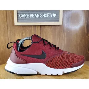 NIKE PRESTO FLY SE GS Red/Black Trainers 7Y WMNS 8.5 AA3060 602 NEW