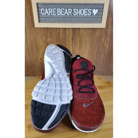 NIKE PRESTO FLY SE GS Red/Black Trainers 7Y WMNS 8.5 AA3060 602 NEW