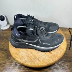 Nike React Pegasus Trail 4‎ Gore-Tex Black Wolf Shoes Mens Size 10.5 DJ7926-001