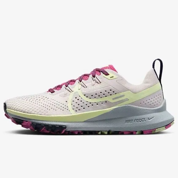 Nike React Pegasus Trail 4 Shoes DJ6159 002 Platinum Violet  Women's Size 10