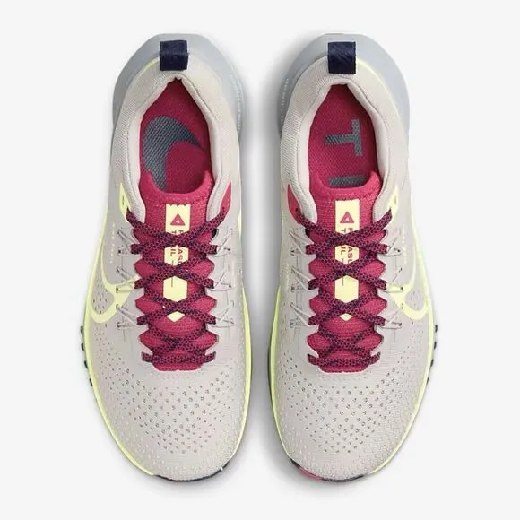 Nike React Pegasus Trail 4 Shoes DJ6159 002 Platinum Violet  Women's Size 10