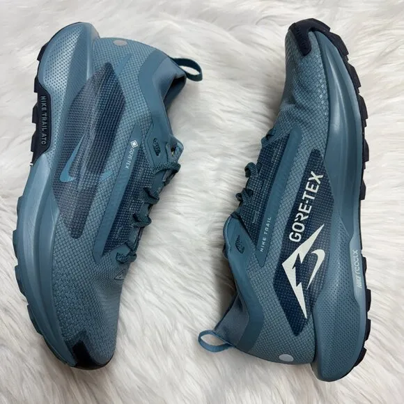 Nike React Pegasus Trail 5 Gore-Tex Mens Running Shoes Blue FQ0908-005 NEW Multi