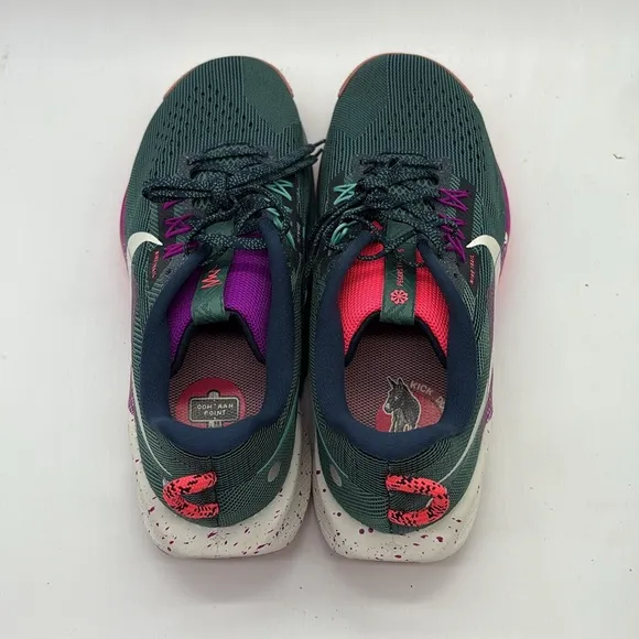 Nike ReactX Pegasus Trail 5 Green/Purple DV3864-401 NWOB