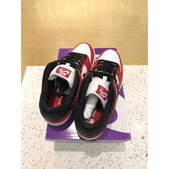 Nike SB Dunk Low Pro J-Pack Chicago Varsity Red Black White Bred BQ6817-600