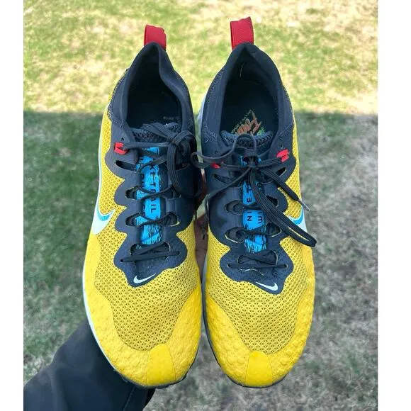 Nike Trail Wildhorse 7 Men’s Athletic Shoes Size 13 Dark Sulfur Yellow