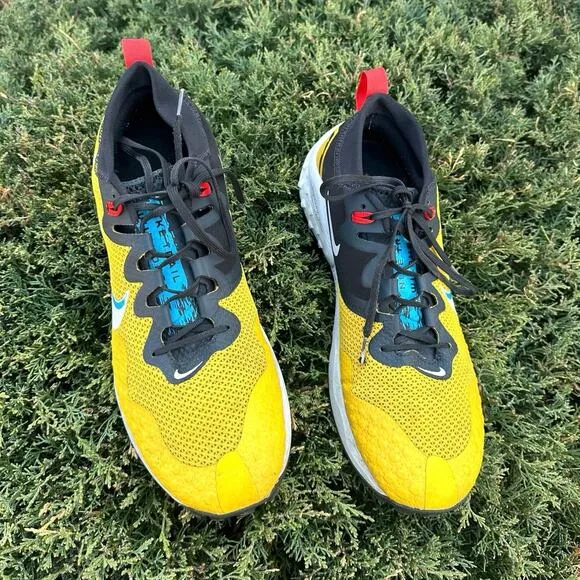 Nike Trail Wildhorse 7 Men’s Athletic Shoes Size 13 Dark Sulfur Yellow