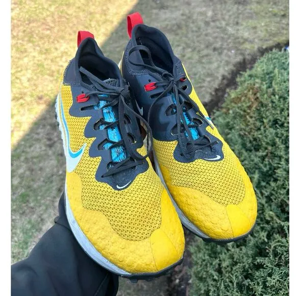 Nike Trail Wildhorse 7 Men’s Athletic Shoes Size 13 Dark Sulfur Yellow