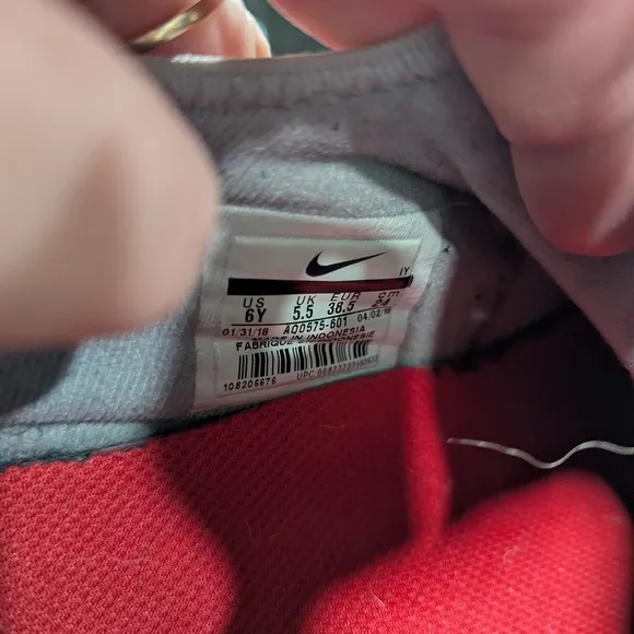Nike Vibrant Red Kids Shoes