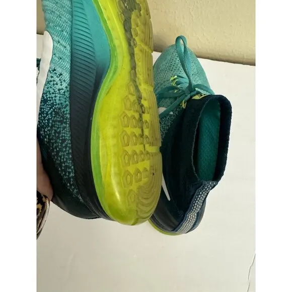 Nike Zoom All Out Flyknit Clear Jade‎ Sneakers Shoes Men Size 9 Style 844134-313