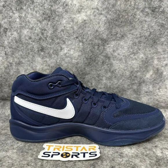 Nike Zoom GT Hustle 2 TB Basketball Shoes Mens Size 10 Navy White DX9190-401