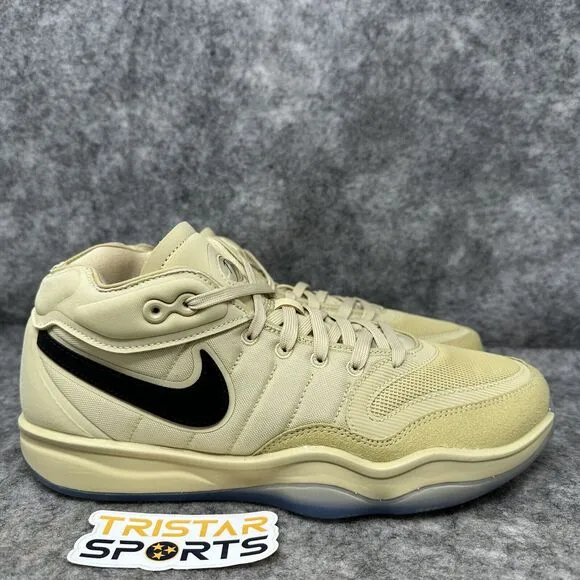 Nike Zoom GT Hustle 2 TB Basketball Shoes Mens Sz 9.5 Gold Black DX9190-700