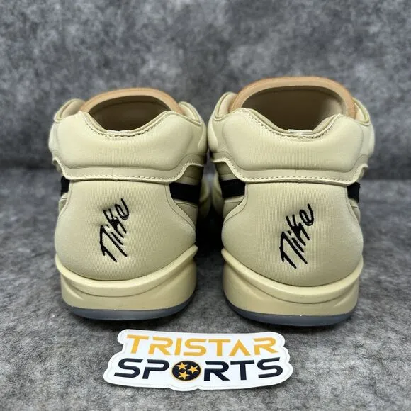 Nike Zoom GT Hustle 2 TB Basketball Shoes Mens Sz 9.5 Gold Black DX9190-700