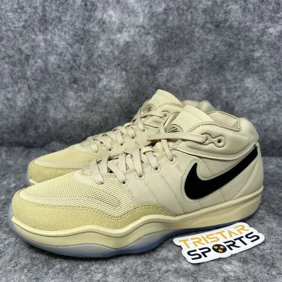 Nike Zoom GT Hustle 2 TB Basketball Shoes Mens Sz 9.5 Gold Black DX9190-700