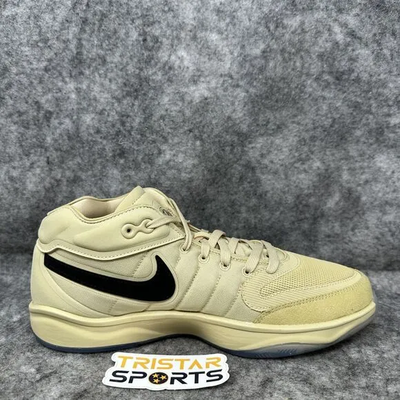 Nike Zoom GT Hustle 2 TB Basketball Shoes Mens Sz 9.5 Gold Black DX9190-700