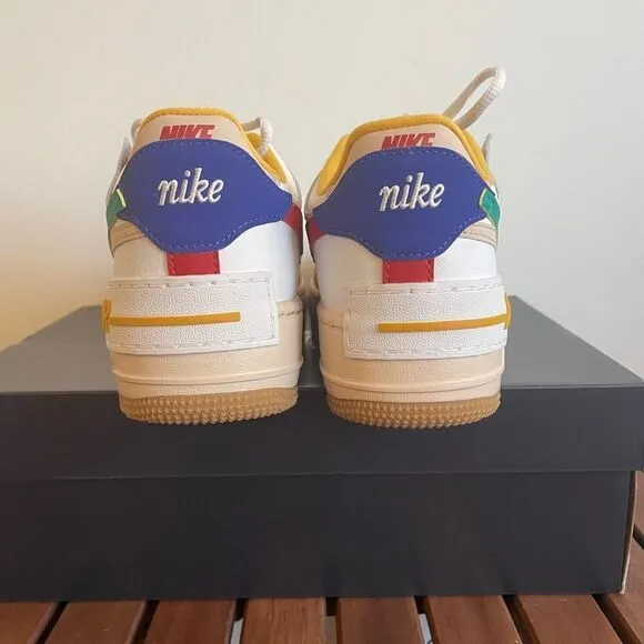 Nike Air Force 1 Shadow Summit White Neptune Green US Women 7.5/UK 5(CI0919-118)