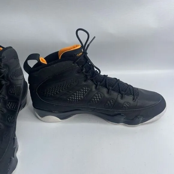 Nike Air Jordan‎ Retro IX 9 Black Citrus 302370-004 Size 14