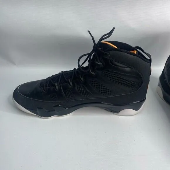 Nike Air Jordan‎ Retro IX 9 Black Citrus 302370-004 Size 14