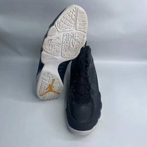 Nike Air Jordan‎ Retro IX 9 Black Citrus 302370-004 Size 14