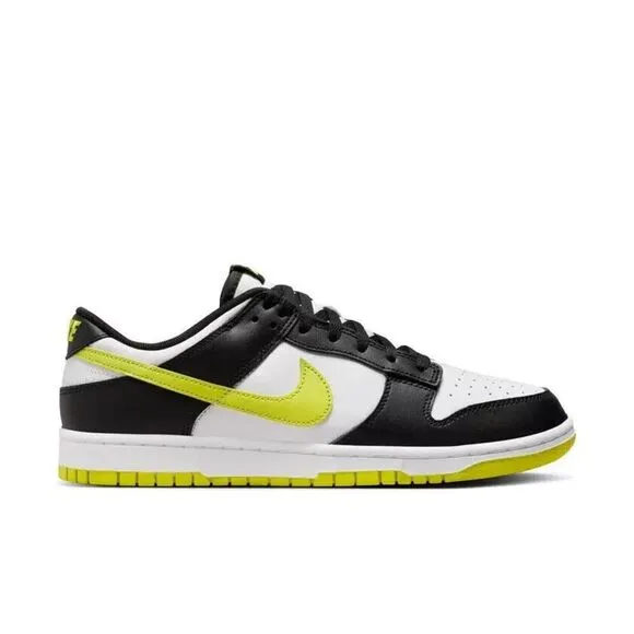 Nike Dunk Low DV0833-110 Sneakers Men's 8.5 White Leather Lifestyle Shoes TF3079