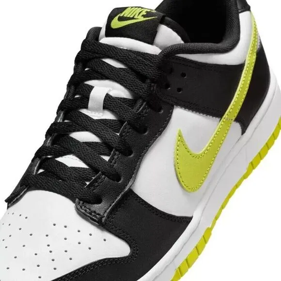 Nike Dunk Low DV0833-110 Sneakers Men's 8.5 White Leather Lifestyle Shoes TF3079