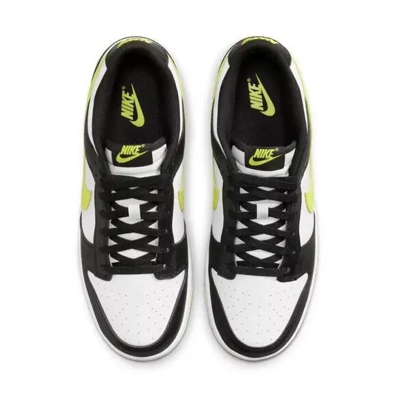 Nike Dunk Low DV0833-110 Sneakers Men's 8.5 White Leather Lifestyle Shoes TF3079