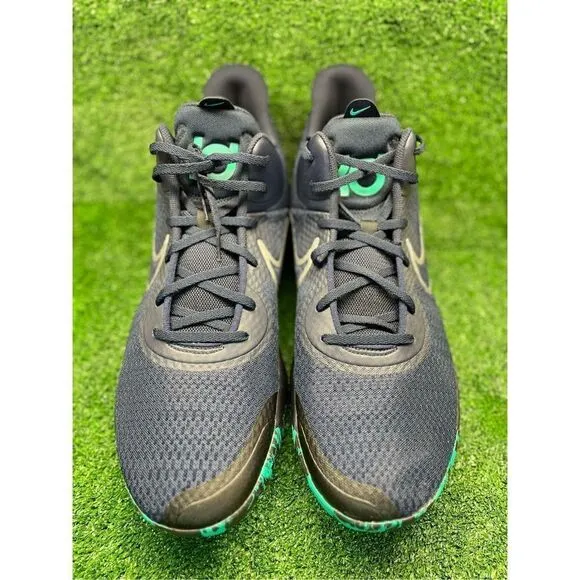 Nike KD Trey 5 IX Mid Basketball Shoes Blue Black Sneakers CW3400-400 Mens Sz 17