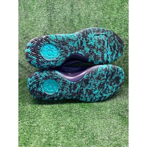 Nike KD Trey 5 IX Mid Basketball Shoes Blue Black Sneakers CW3400-400 Mens Sz 17