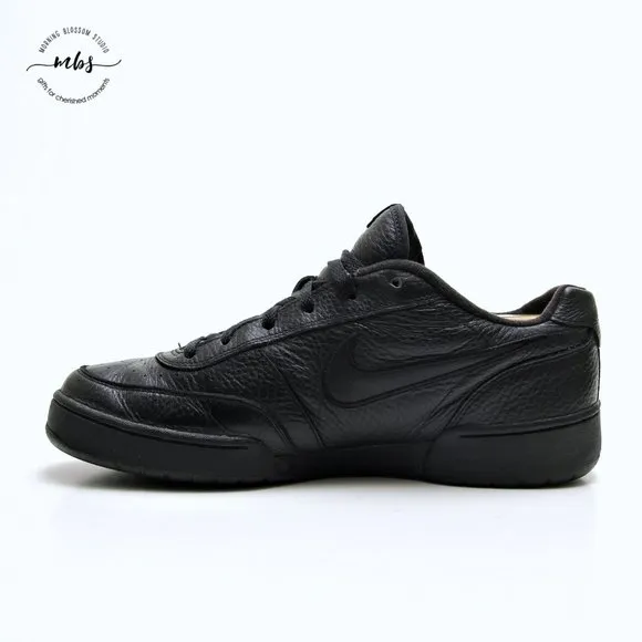 Nike SB Force 58 Premium Triple Leather Comfort Shoes Black Men Size 9.5