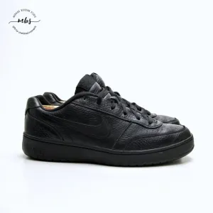 Nike SB Force 58 Premium Triple Leather Comfort Shoes Black Men Size 9.5