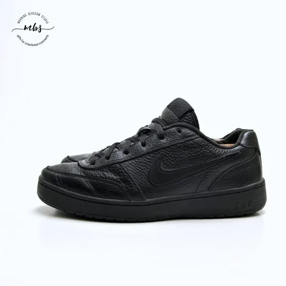 Nike SB Force 58 Premium Triple Leather Comfort Shoes Black Men Size 9.5