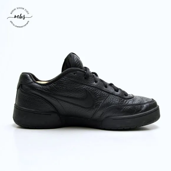 Nike SB Force 58 Premium Triple Leather Comfort Shoes Black Men Size 9.5