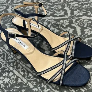 Nina Bobby New Navy Sandal Women's 11 New Unworn