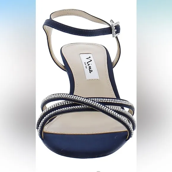 Nina Bobby New Navy Sandal Women's 11 New Unworn