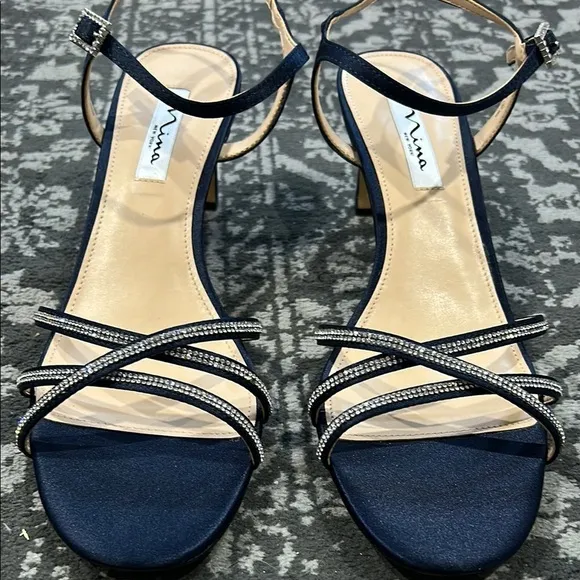 Nina Bobby New Navy Sandal Women's 11 New Unworn