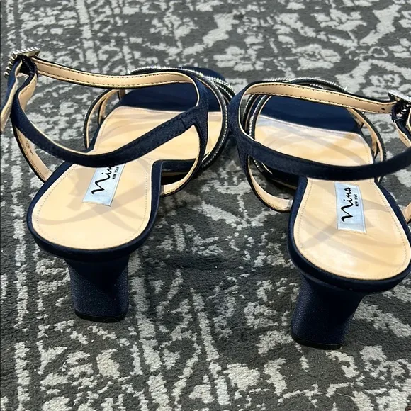 Nina Bobby New Navy Sandal Women's 11 New Unworn