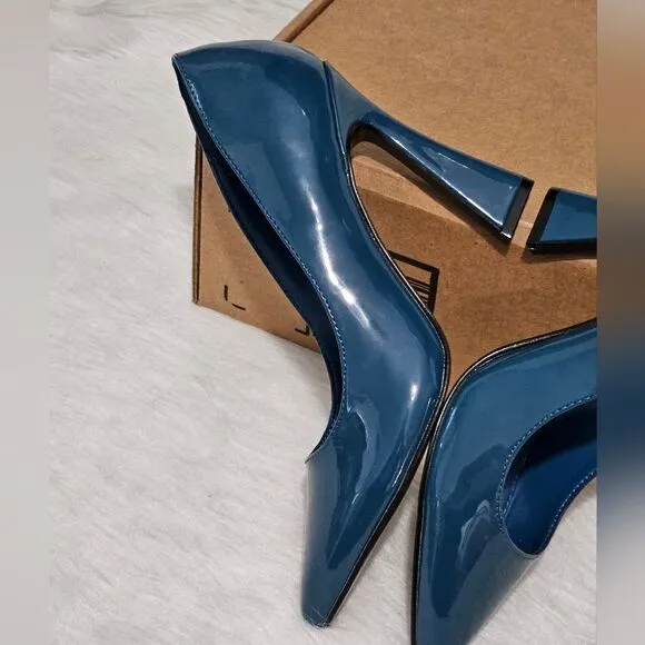 👠Nine West Trendz 3 heels in gorgeous teal!
